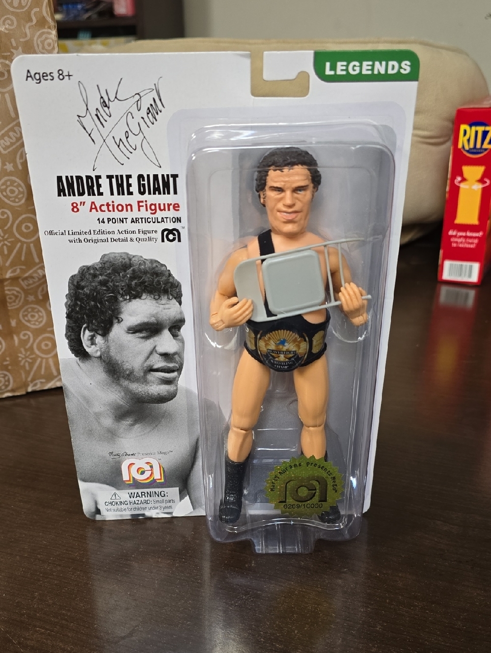 Legends Andre The Giant 8" Action Figure - Black/Beige